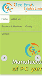 Mobile Screenshot of gmspinfab.com